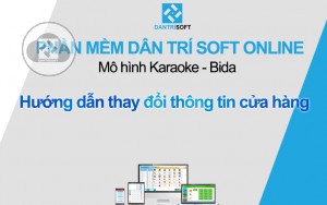 Hướng dẫn thay đổi thông tin cửa hàng