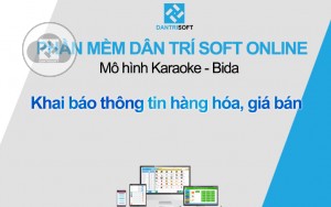 Khai báo thông tin hàng hóa, giá bán